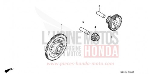 EMBRAYAGE DE DEMARRAGE XR125L4 de 2004